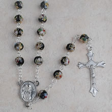 Cloisonne beads rosary